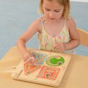 MASTERKIDZ Drewniany Labirynt Magnetyczny Montessori Pisanie i Motoryka