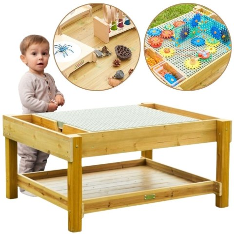 MASTERKIDZ Drewniany Stół Edukacyjny 1200L STEM Outdoor