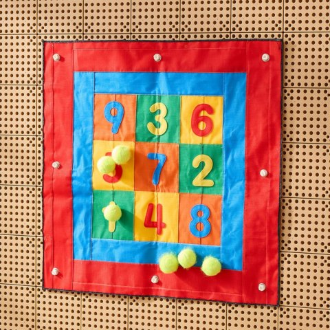 MASTERKIDZ Kwadratowa Tarcza Na Rzepy Rzut Do Celu Do Tablicy STEM