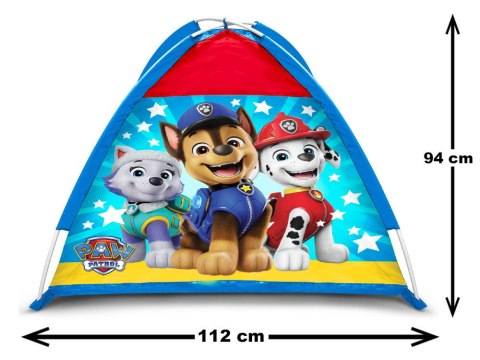 Namiot Psi Patrol 112x112x94 cm + pałąki i tulejki-zabawa dla dzieci SP0883