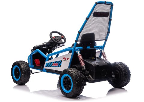 Pojazd Na Akumulator DM-107 24V7 DRIFT Cichy Silnik Niebieski
