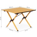 Stolik turystyczny składany 60x60 cm kempingowy z torbą MultiGarden