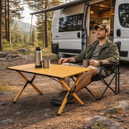 Stolik turystyczny składany 90x60 cm kempingowy z torbą MultiGarden