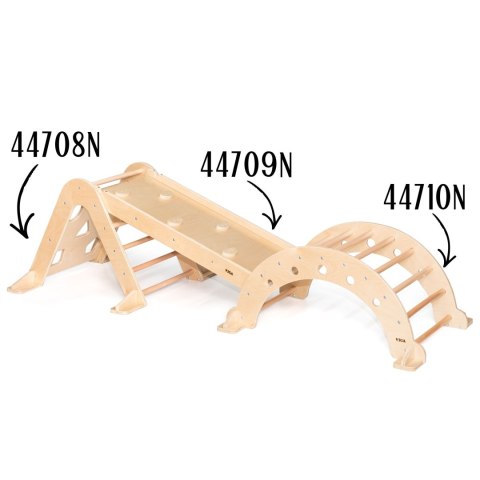 VIGA Drewniany Bujak Naturalny Montessori