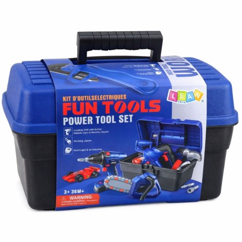 Zestaw Małego Majsterkowicza Skrzynka Narzędzia Wkrętarka 30 el.