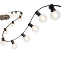 Girlanda ogrodowa świetlna łańcuch 25x LED 15m 9 trybów lampki ogrodowe 9W