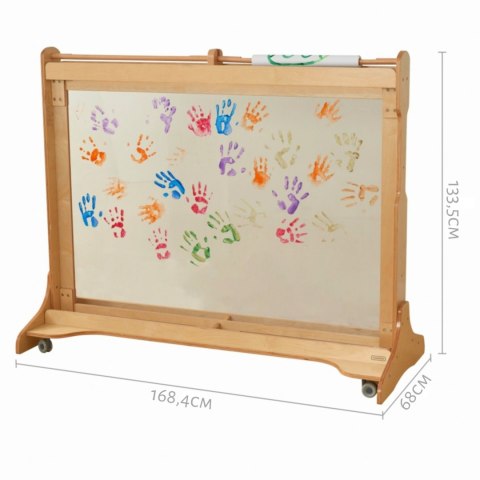 Ogromne Okienko Do Malowania Masterkidz Uchwyt Na Rolki Papieru 2 w 1