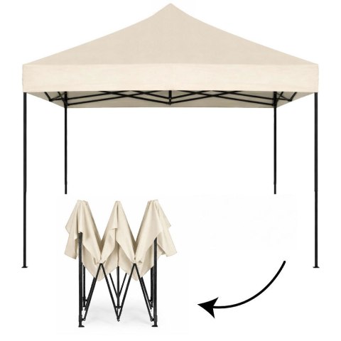 Pawilon ogrodowy eventowy automatyczny samorozkładalny namiot 3x3 m beżowy MultiGarden