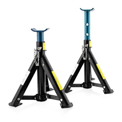 Podstawki warsztatowe 2x 3T regulowane składane kobyłki samochodowe