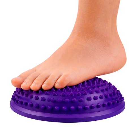 Półkula Sensoryczna Do Masażu Ćwiczeń Równowagi Fioletowa 16 cm