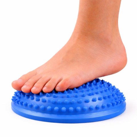 Półkula Sensoryczna Do Masażu Ćwiczeń Równowagi Niebieska 16 cm