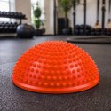 Półkula Sensoryczna Do Masażu Ćwiczeń Równowagi Pomarańczowa 16 cm