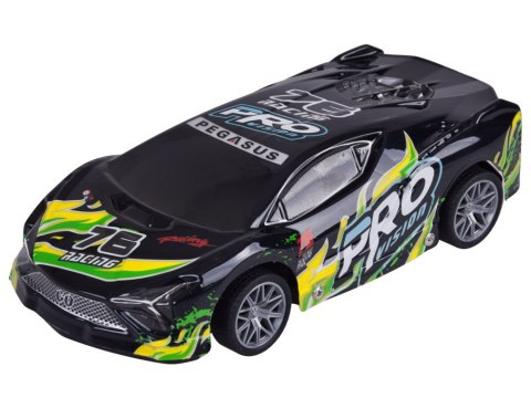 Sportowe auto sterowane na pilota podświetlane nadwozie 1:18 RC0754 ZI