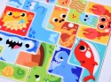 Tetris Układanka Łamigłówka Puzzle Morskie Zwierzątka 12 ele ZA6136