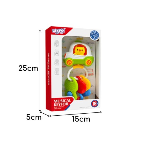 Woopie Baby Zabawka Interaktywna Pilot Samochodzik z Kluczykami Grzechotka Gryzak