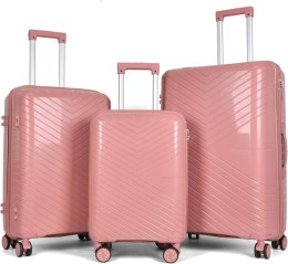 Zestaw Walizek Podróżnych Berwin 3 szt Twarde Na Kółkach TSA XL L M