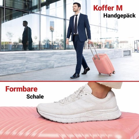 Zestaw Walizek Podróżnych Berwin 3 szt Twarde Na Kółkach TSA XL L M