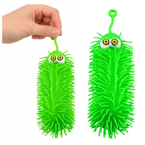 Gniotek Sensoryczny Do Odbijania Ściskania Stworek Z Frędzlami Świecący LED
