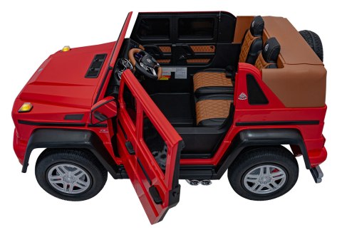 Pojazd Mercedes Benz MAYBACH G650 STRONG Czerwony