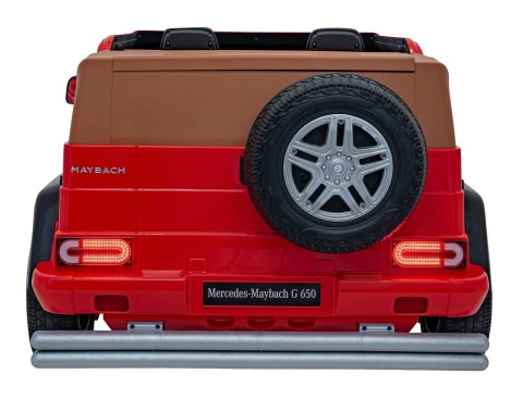 Pojazd Mercedes Benz MAYBACH G650 STRONG Czerwony