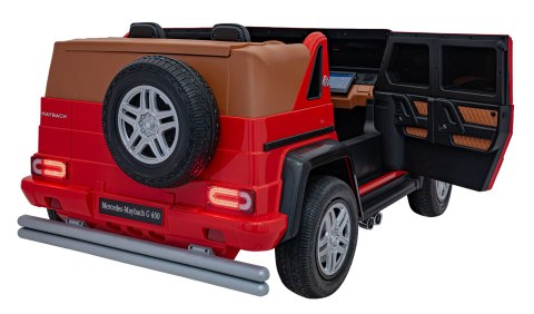 Pojazd Mercedes Benz MAYBACH G650 STRONG Czerwony
