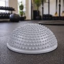 Półkula Sensoryczna Do Masażu Ćwiczeń Równowagi Szara 16 cm