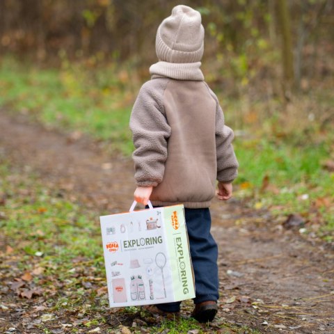 WOOPIE Zestaw Małego Odkrywcy Lornetka Kompas Siatka Na Owady Motyle Latarka