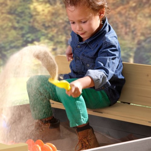 Axi Piaskownica Ella 100 x 95 szara