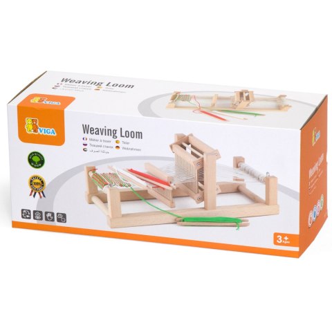 Krosno Tkackie Warsztat Tkacki Drewniany zestaw do tkania Viga Toys dla dziecka