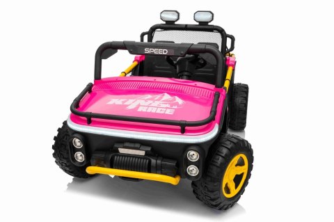 Pojazd Buggy UTV SPEED Różowy