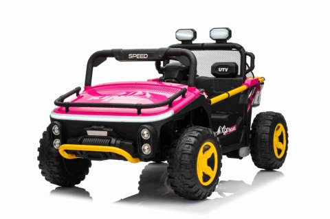 Pojazd Buggy UTV SPEED Różowy