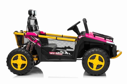 Pojazd Buggy UTV SPEED Różowy