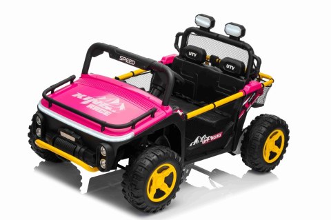 Pojazd Buggy UTV SPEED Różowy