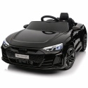 AUDI E-Tron GT Czarny Auto na akumulator EVA Skóra pilot