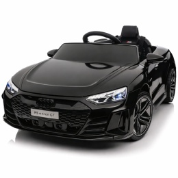 AUDI E-Tron GT Czarny Auto na akumulator EVA Skóra pilot