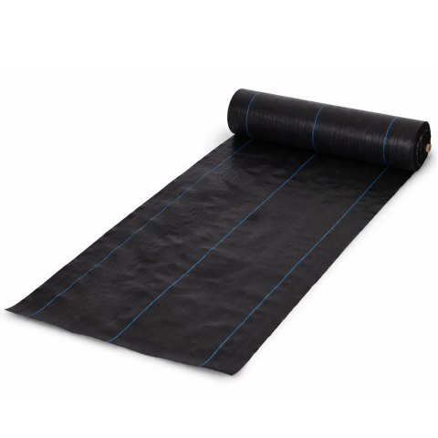 Agrowłóknina czarna agrotkanina UV 135g mata antychwastowa 0,8x100m kołki MulltiGarden