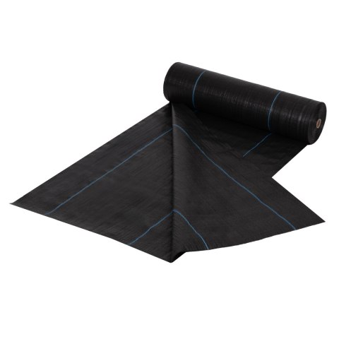 Agrowłóknina czarna agrotkanina UV 90g mata antychwastowa 1,6x100m kołki MulltiGarden
