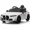 BMW m4 BIAŁY Auto na akumulator EVA Skóra pilot