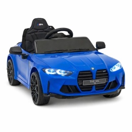 BMW m4 NIEBIESKI Auto na akumulator EVA Skóra pilot