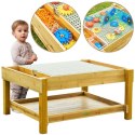 MASTERKIDZ Drewniany Stół Edukacyjny 1200L STEM Outdoor + Akcesoria