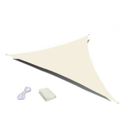 Żagiel przeciwsłoneczny daszek wodoodporny 4x4x4m beżowy MultiGarden