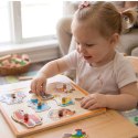 Drewniane Puzzle Farma Układanka Viga Toys