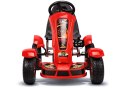 Sportowy Gokart Na Pedały F618 Pomowane Koła Obciążenie 50kg Czerwony