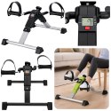 Mini Rowerek Treningowy Rotor Rehabilitacyjny 2w1 Z Licznikiem LCD Czarny