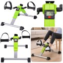 Mini Rowerek Treningowy Rotor Rehabilitacyjny 2w1 Z Licznikiem LCD Zielony