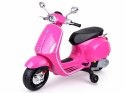 Motor skuter elektryczny VESPA na akumulator dla dziecka melodie PA0344
