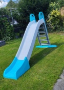 Największa solidna zjeżdżalnia dla dzieci 243 cm 014550/13 (miętowo-szara)