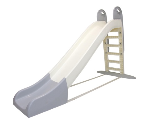 Największa solidna zjeżdżalnia dla dzieci 243cm 014550/17 (beżowo/szara)