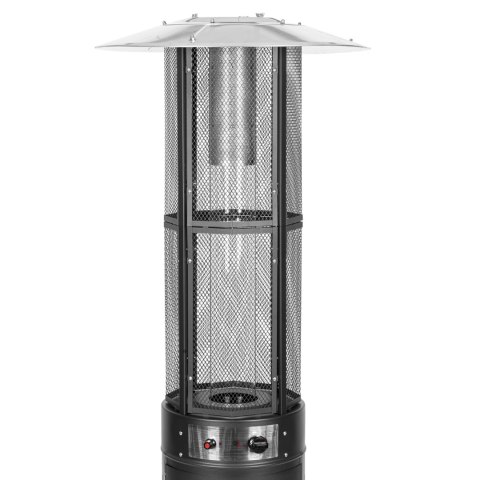 Ogrzewacz parasol gazowy grzejnik 11 kW na ogród patio reduktor wąż pokrowiec MultiGarden