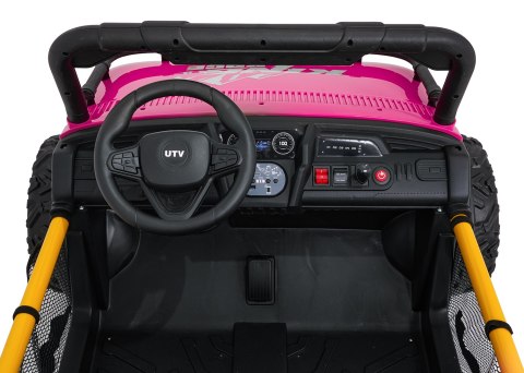 Pojazd Buggy UTV SPEED Różowy